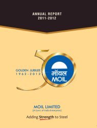 Annual Report 2011-12 (English) - Moil Limited