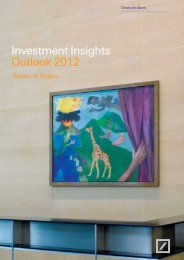 Investment Insights Dezember 2011 - DWS Investments
