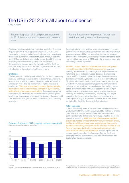 Investment Insights Dezember 2011 - DWS Investments