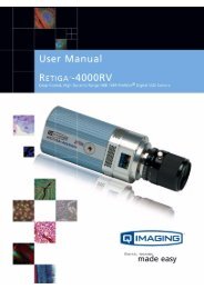 Retiga-4000RV User's Manual - QImaging