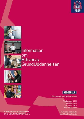 EGU informationsfolder til sagsbehandlere (pdf 784 KB) - Aarhus.dk