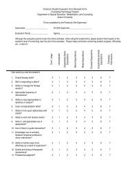 Practicum Student Evaluation Form (Revised ... - Auburn University