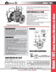 Ficha de Modelo (PDF) - OCV Control Valves