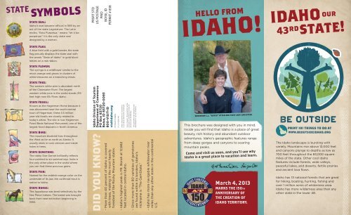 Children's Brochure - Idaho