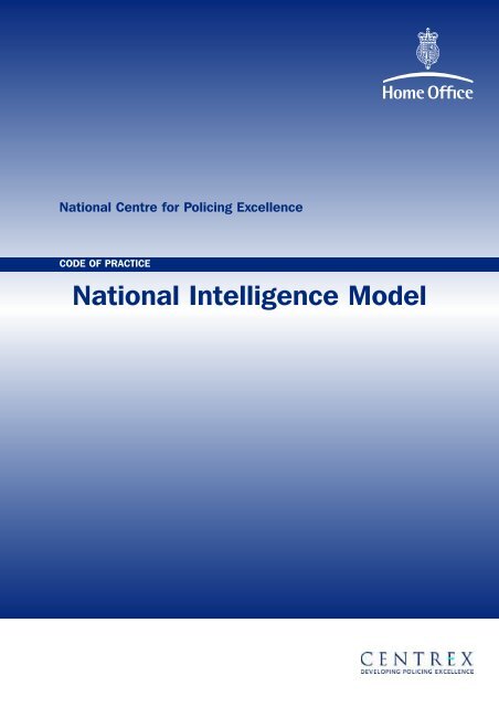 NIM Code of Practice - Intelligence Analysis index