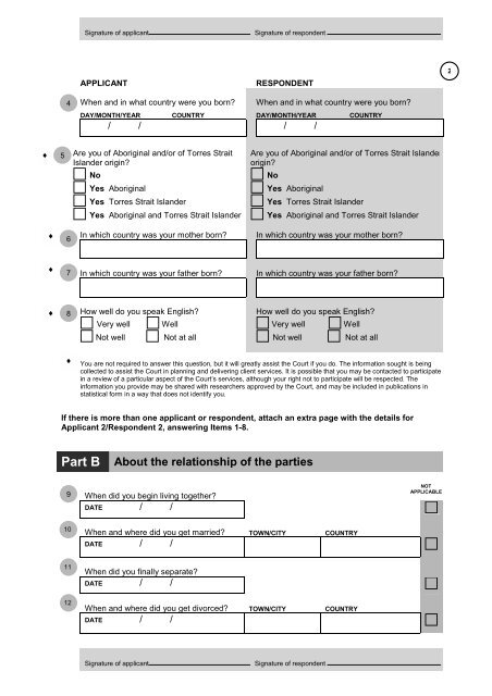 Application for Consent Orders Kit - Community Law