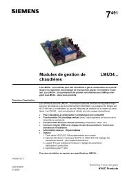 7491 Modules de gestion de chaudières LMU34...