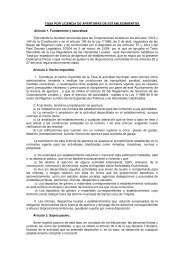 Tasa por Licencia de Aperturas de Establecimientos - Ayuntamiento ...