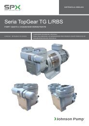 Seria TopGear TG L/RBS - Johnson Pump