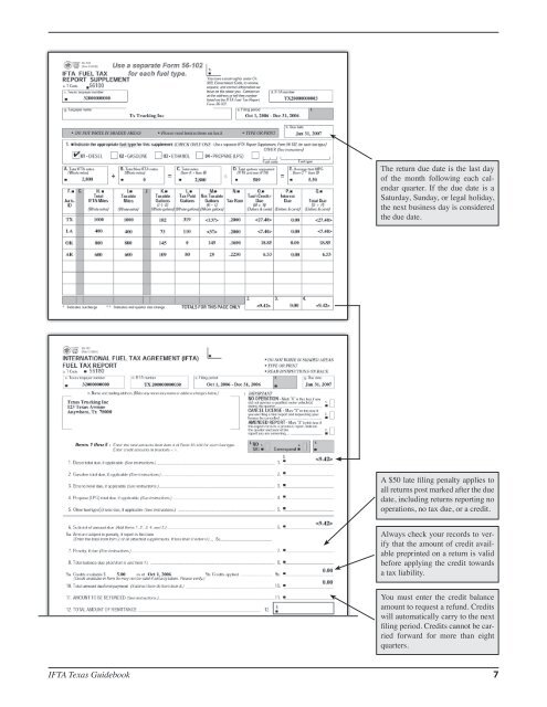 International Fuel Tax Agreement - Texas Comptroller of Public ...