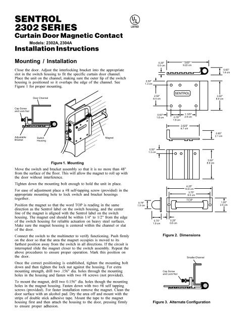 2302 Installation Instruction Pdf