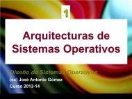 Arquitecturas de Sistemas Operativos 1
