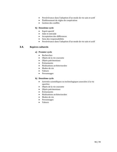 Fascicule 5- Éducation physique et à la santé - Accueil Service de ...