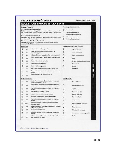 Fascicule 5- Éducation physique et à la santé - Accueil Service de ...