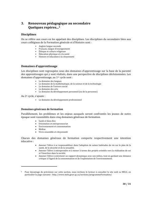 Fascicule 5- Éducation physique et à la santé - Accueil Service de ...