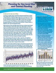 Planning for Sea Level Rise and Coastal Flooding - Virginia Institute ...