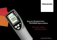 Spectro-Densitometer TECHKON SpectroDens All ... - Maquicopia.pt