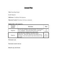 Describing People Beginner Lesson Plan.pdf - Project SHINE