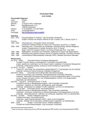 Curriculum Vitae - TU Delft