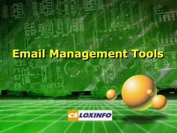 Email Management Tool - CS Loxinfo