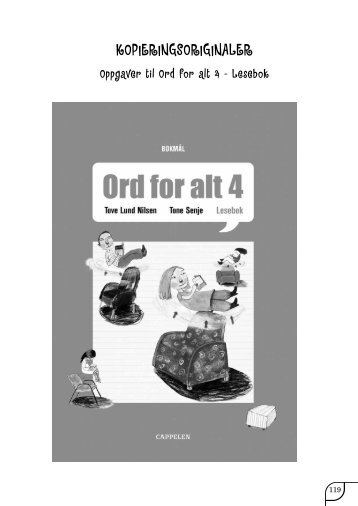 Ord for alt 4 - Cappelen Damm