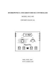 HYDROPONICS AND GREEN HOUSE CONTROLLER