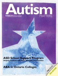 AutismMATTERS - Autism Ontario