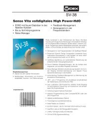 Senso Vita volldigitales High Power-HdO - Widex