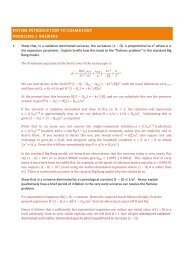 phy306 introduction to cosmology problems 3 answers