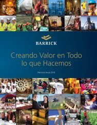 Barrick Memoria Anual 2010 - Barrick Gold Corporation