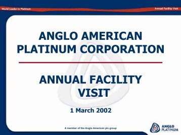 print pdf - Anglo American Platinum
