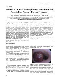 Lobular Capillary Hemangioma of the Nasal Valve Area Which ...