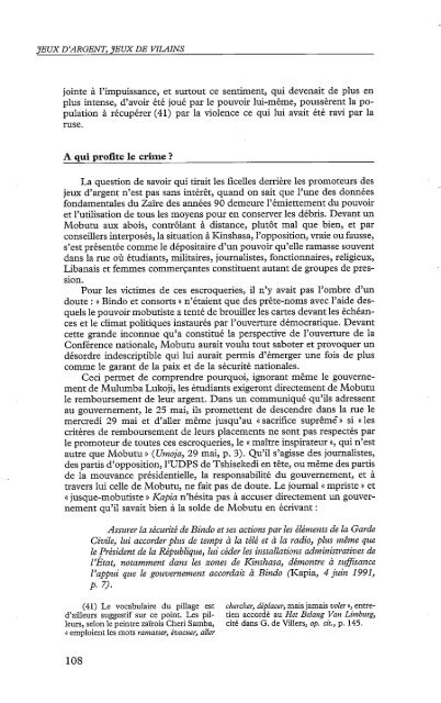 Jeux d'argent, jeux de vilains : rien ne va plus ... - Politique Africaine