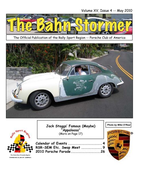 The Bahn Stormer - Rally Sport Region - Porsche Club of America