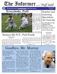 Informer May 2009 - Woodlynde School
