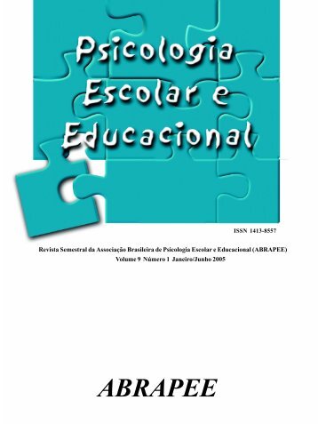 Rev Psico Escolar 8(2) - Para associar-se ou renovar sua anuidade ...