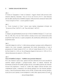 9. NORME GEOLOGICHE DI PIANO Il Comune di Capergnanica Ã¨ ...