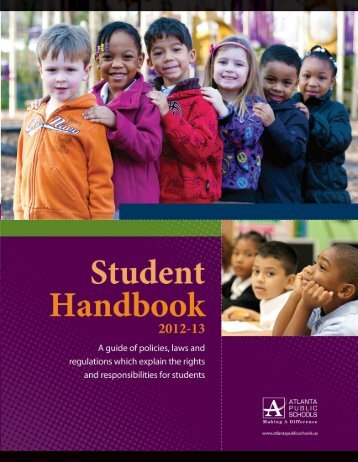 Atlanta Public School Student Handbook 2013-2014 - Sarah Smith ...