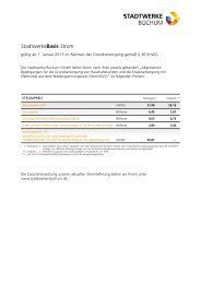 StadtwerkeBasis Strom - Stadtwerke Bochum