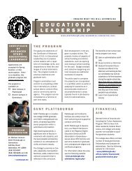 Educational Leadership Program Template - Faculty web pages ...