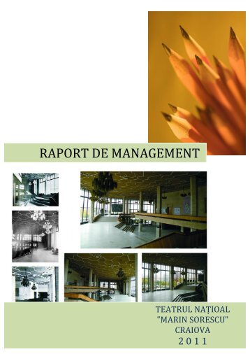 Raport de activitate pentru anul 2011 - Ministerul Culturii