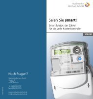 Seien Sie smart! - Stadtwerke Bochum