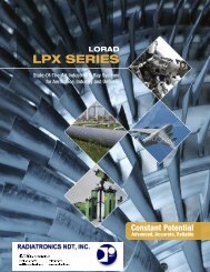 LORAD LPX SERIES - Radiatronics NDT Inc.