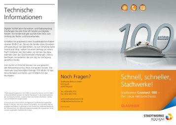 Connect 100 -  Stadtwerke Bochum