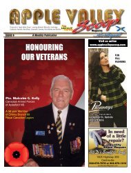 HONOURING OUR VETERANS - Applevalleyscoop.com