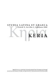studia latina et graeca keria - DAHŠ