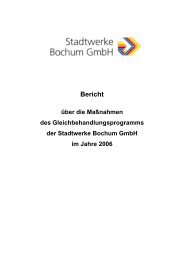 Bericht - Stadtwerke Bochum
