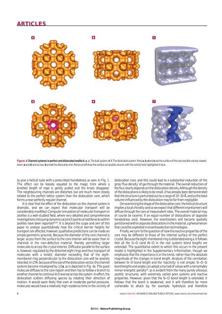 Predicting the structure of screw dislocations in nanoporous ... - bris