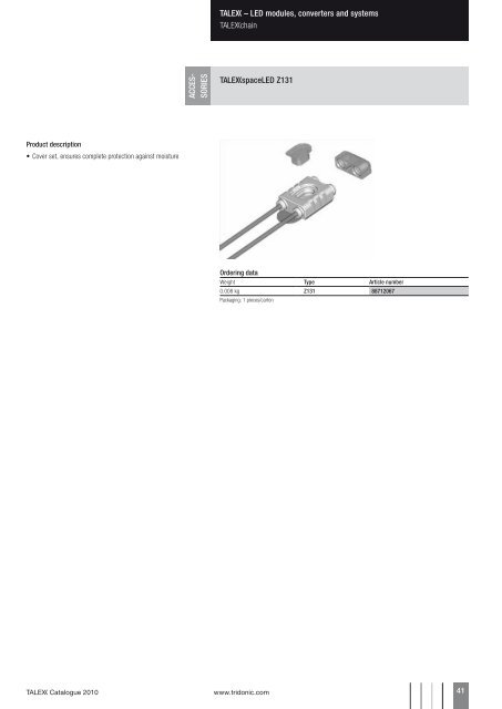 T Catalogue 2010 - Tridonic