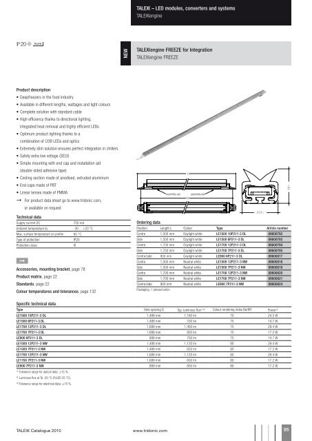 T Catalogue 2010 - Tridonic